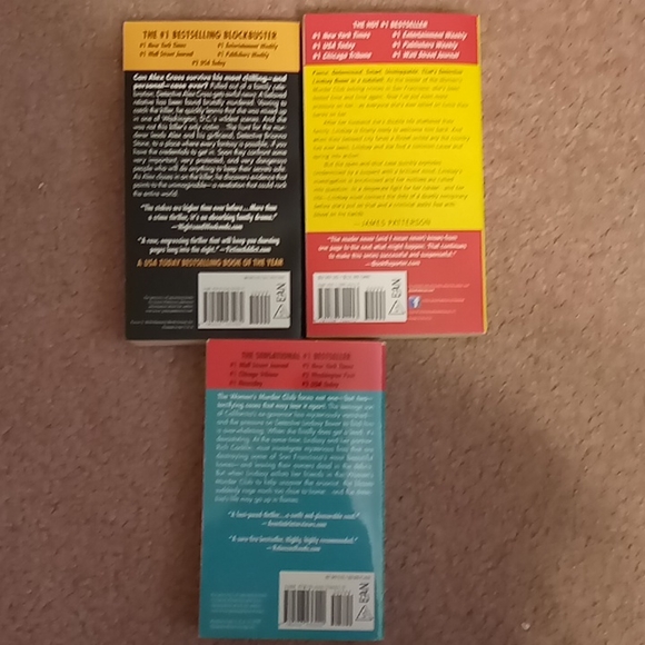 James Patterson set of 3 - Picture 3 of 5